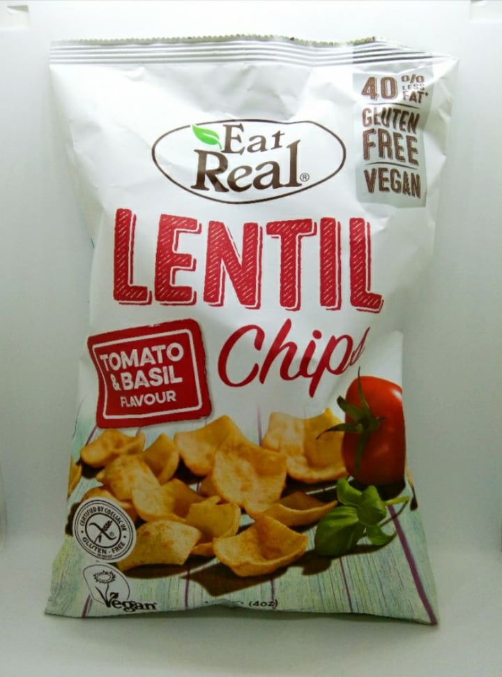 photo of Eat Real Lentil Chips Tomato & Basil Flavour shared by @choyyuen on  30 Nov 2019 - review