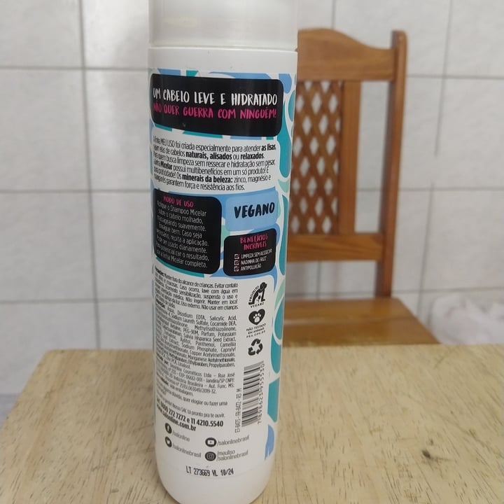 photo of salon line Meu Liso Shampoo Micelar salon line shared by @renata123 on  02 May 2022 - review