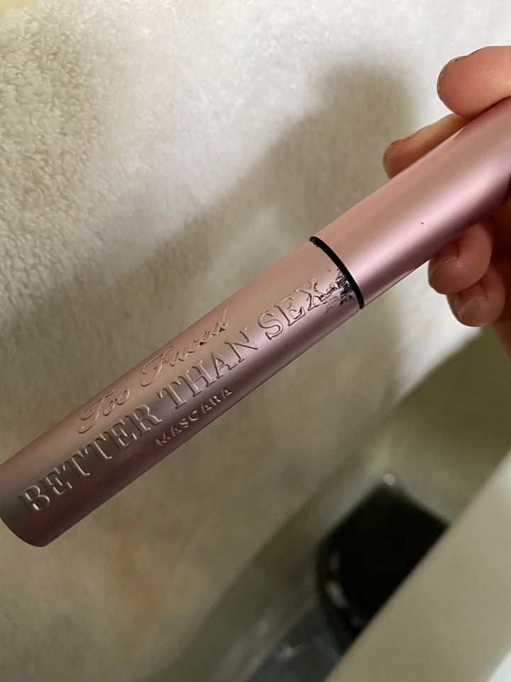 photo of Too Faced Better than Sex Mascara shared by @emmyanmllvr on  02 Apr 2020 - review