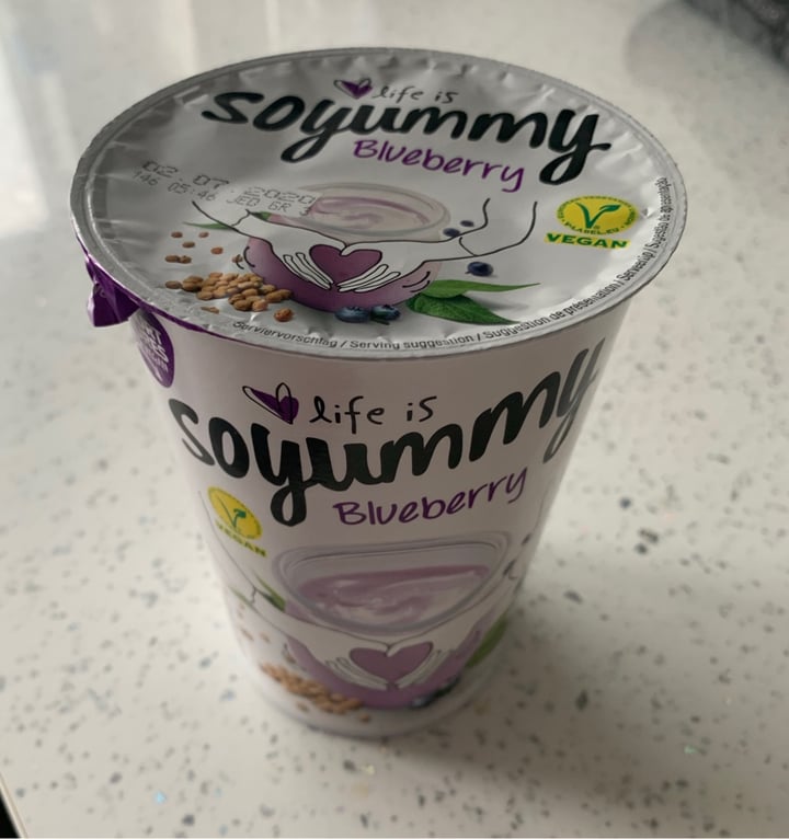 photo of Life is Soyummy Soyummy blueberry shared by @vegneve on  11 Jun 2020 - review