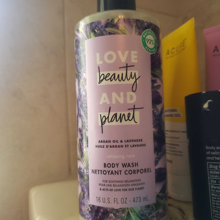 review photo of Love Beauty and Planet Argan Oil & Lavender Body Wash shared by @amakarick on 29 Aug 2021 - review