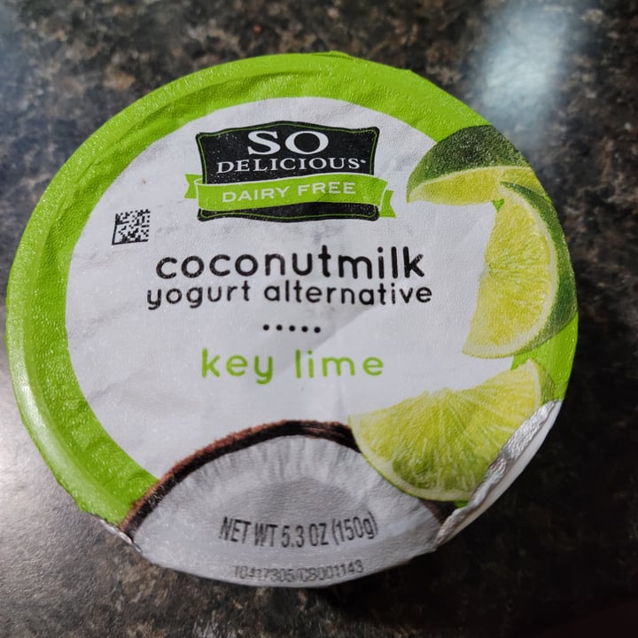 review photo of So Delicious Dairy Free Key Lime Coconutmilk Yogurt Alternative shared by @veglasagna on 27 Jun 2021 - review