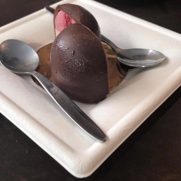 review photo of Grezzo Raw Chocolate Emblema al Lampone shared by @teslainahappyplace01 on 13 Mar 2022 - review