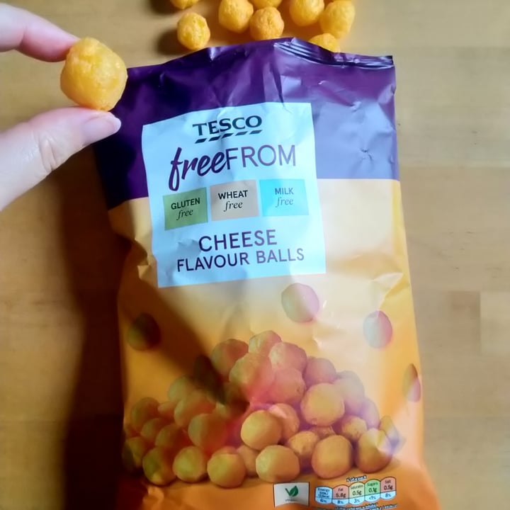 Tesco Free From Cheese flavour balls Review abillion