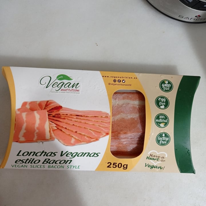 photo of Vegan Nutrition Lonchas Veganas Estilo Bacon shared by @sssoniatoledo on  30 Sep 2021 - review