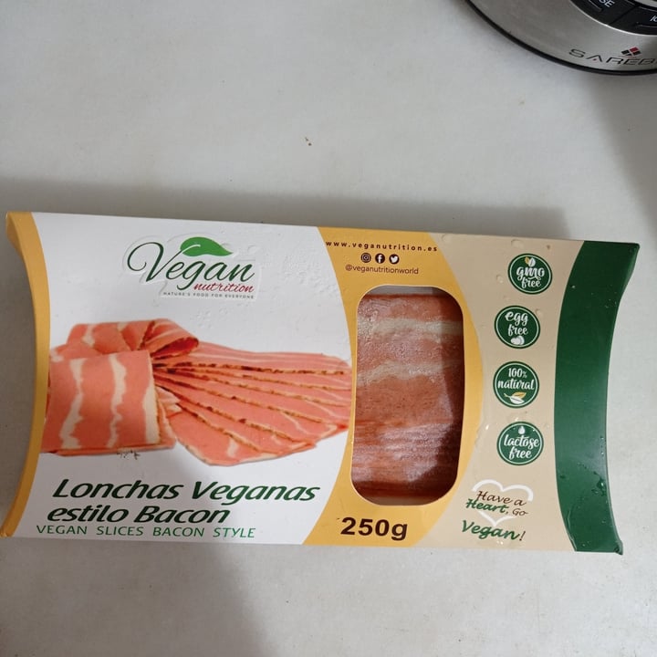 review photo of Vegan Nutrition Lonchas Veganas Estilo Bacon shared by @sssoniatoledo on 30 Sep 2021 - review