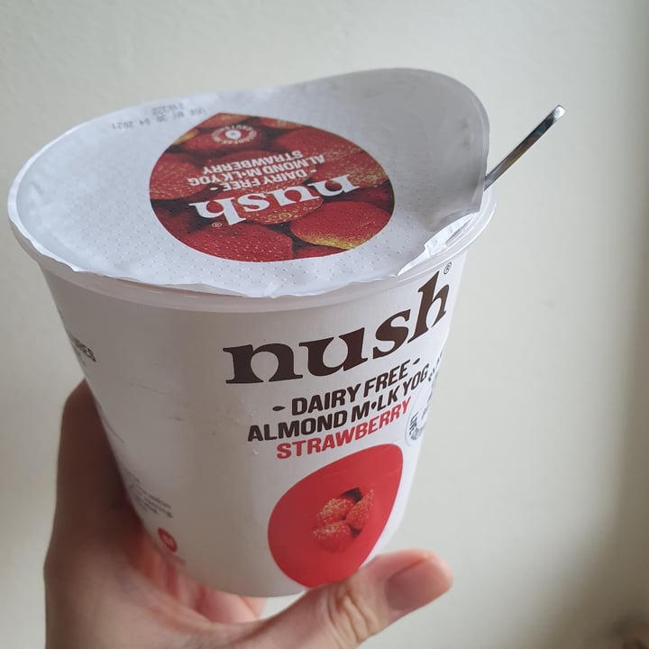 review photo of Nush Almond Milk Yog Strawberry shared by @alleyy on 06 Apr 2021 - review