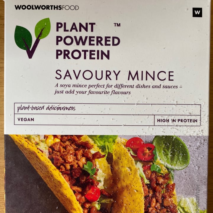 photo of Woolworths Food Plant Powered Protein Savoury Mince shared by @melcalothi on  04 Jan 2021 - review