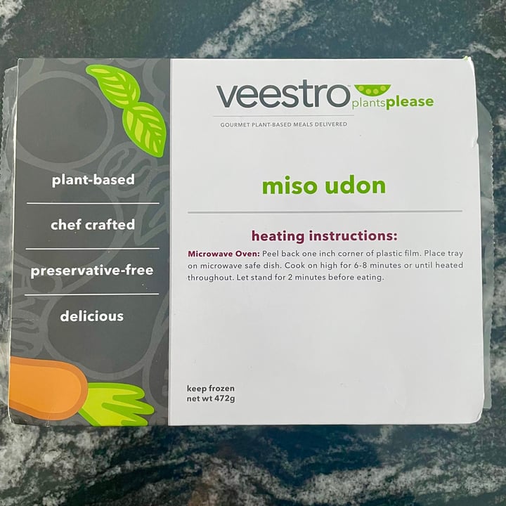 photo of Veestro Miso Udon shared by @cig on  17 Apr 2021 - review
