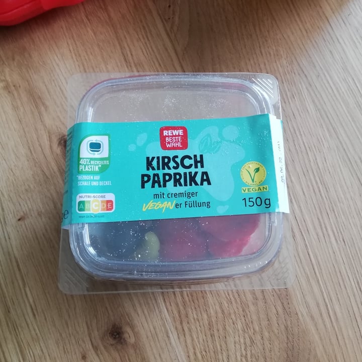 photo of REWE Beste Wahl Kirsch Paprika gefüllt shared by @markus09 on  26 May 2022 - review