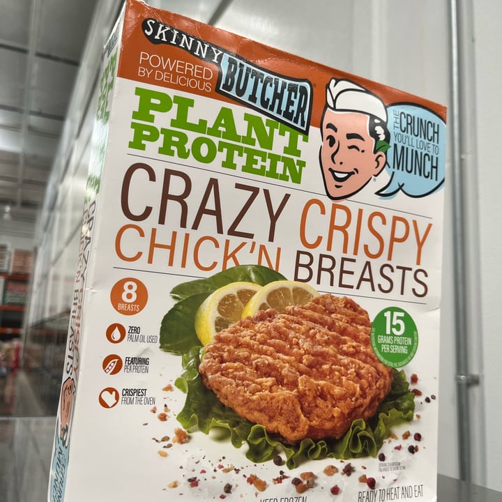 photo of Skinny Butcher Crazy Crispy Chick’n Breasts shared by @vegancheese on  02 Jul 2022 - review
