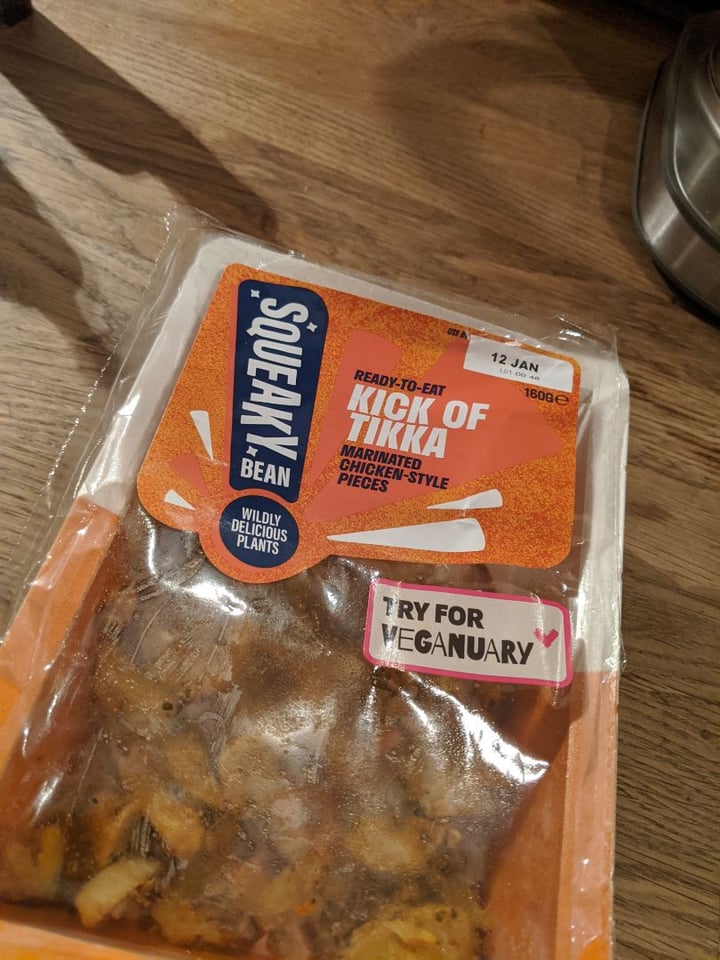 review photo of Squeaky Bean Kick Of Tikka shared by @papalovesvegan on 05 Jan 2020 - review