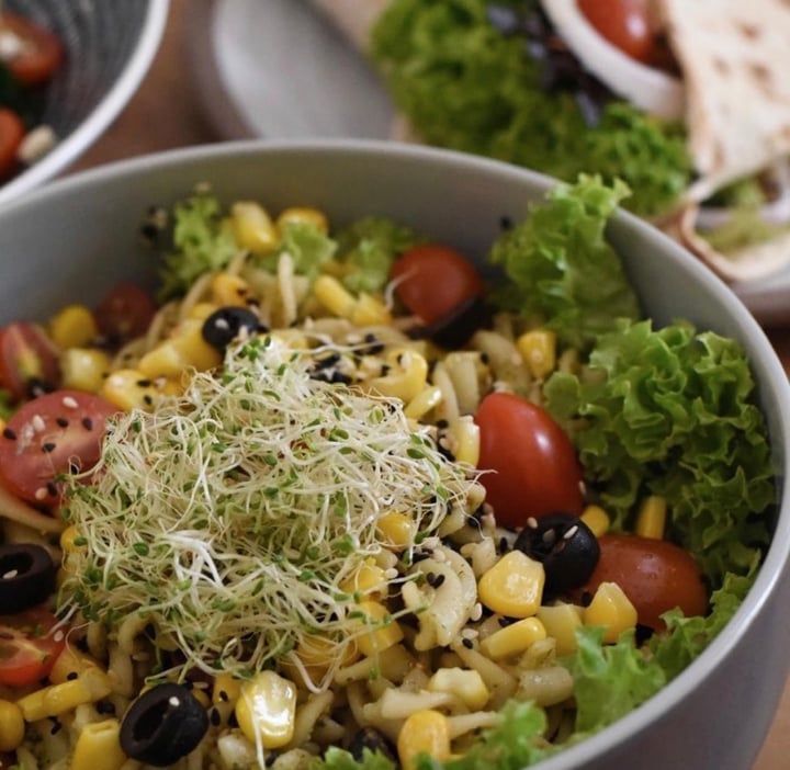 review photo of Fika Swedish Cafe and Bistro Hearty Vegan Salad shared by @aizednoor on 12 Apr 2020 - review