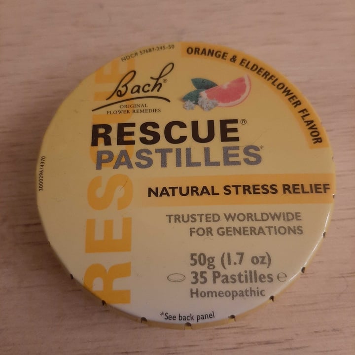 photo of Bach Flower Remedies Orange & Elderflower Rescue Pastilles shared by @mome2cb on  20 Nov 2020 - review
