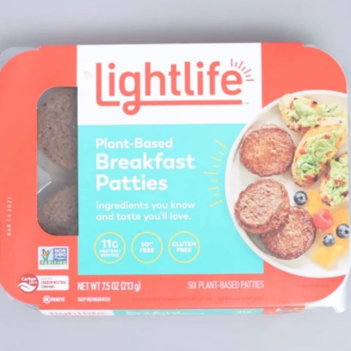 photo of Lightlife Plant Based Breakfast Patties shared by @theveganswife on  06 Dec 2020 - review