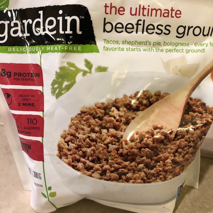 photo of Gardein The Ultimate Beefless Ground shared by @veggietable on  18 Feb 2021 - review