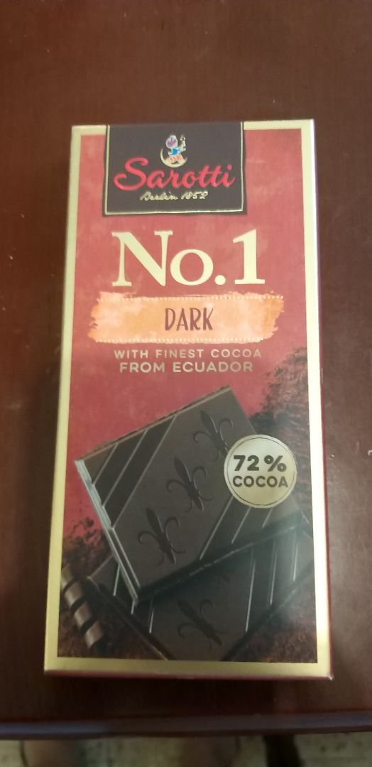 photo of Sarotti Sarotti No 1 Dark 72% Cocoa shared by @silviware on  09 Dec 2019 - review