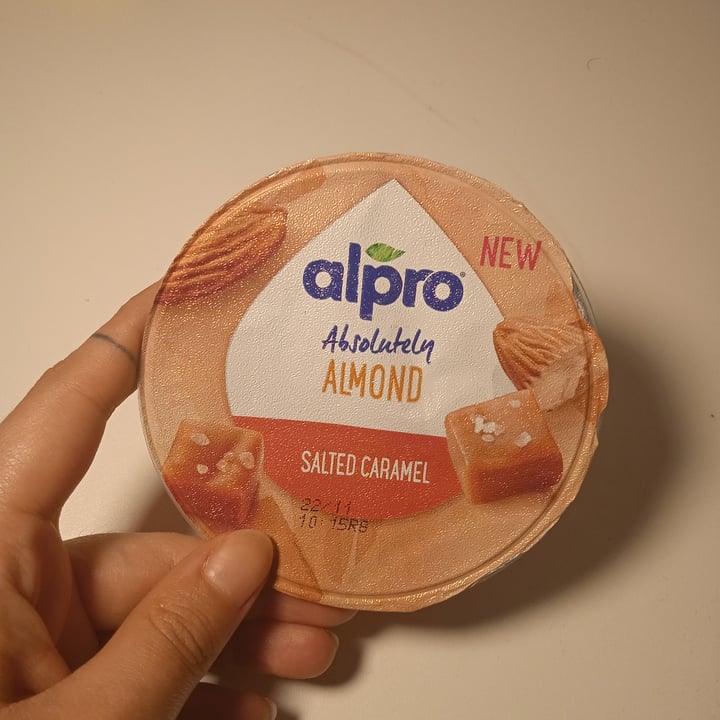 photo of Alpro absolutely almond salted caramel shared by @polpettavegana on  17 Dec 2022 - review