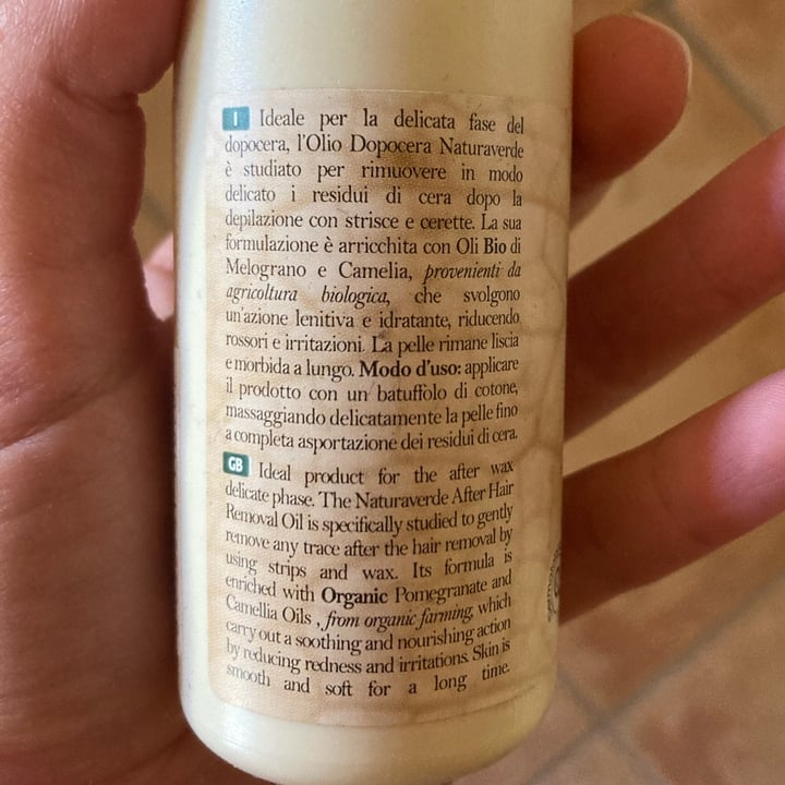 review photo of Natura Verde Olio dopocera Con Olio Di Melograno Bio E Olio Di Camelia Bio shared by @alessiaaa18 on 13 Apr 2022 - review