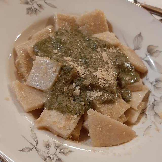 Photo of the dish “Testaroli Al Pesto”