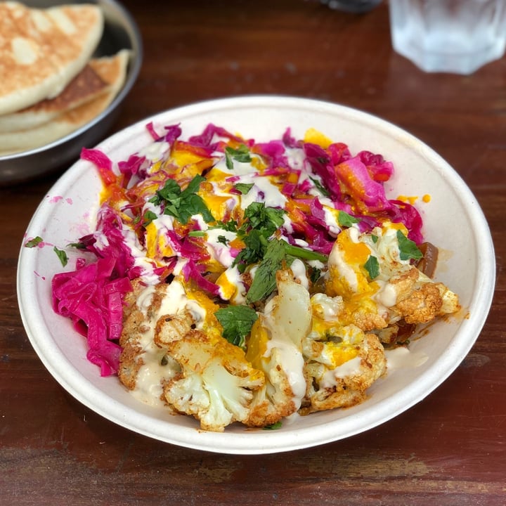 review photo of Simply Hummus Bar Cauliflower Shawarma shared by @jordlevine on 20 Dec 2020 - review