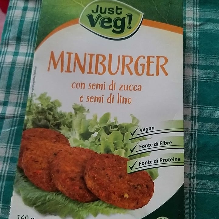 photo of Just Veg! (ALDI Italy) Miniburger Con Semi Di Zucca shared by @coryveg on  27 Jun 2022 - review