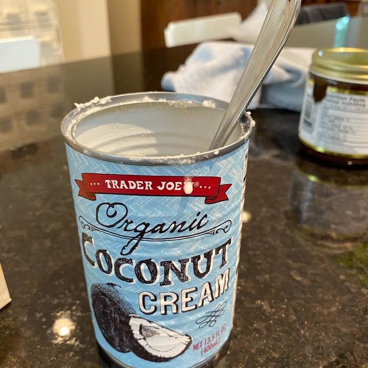 photo of Trader Joe's Organic Coconut Cream shared by @malarky on  21 Nov 2021 - review
