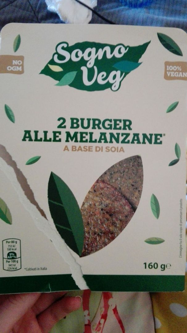 photo of Sogno veg 2 Burger Alle Melanzane A Base Di Soia shared by @1simplyme1 on  23 Mar 2020 - review