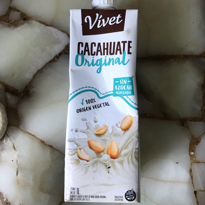 photo of Vívet Leche de Cacahuate sabor Original Sin Azúcar shared by @jjazcuello on  23 Apr 2021 - review