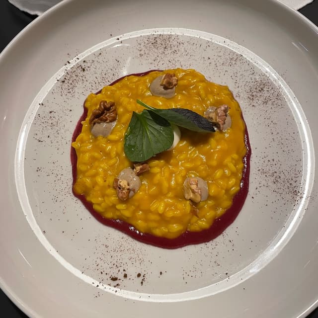 Photo of the dish “Risotto con zucca e limoni”