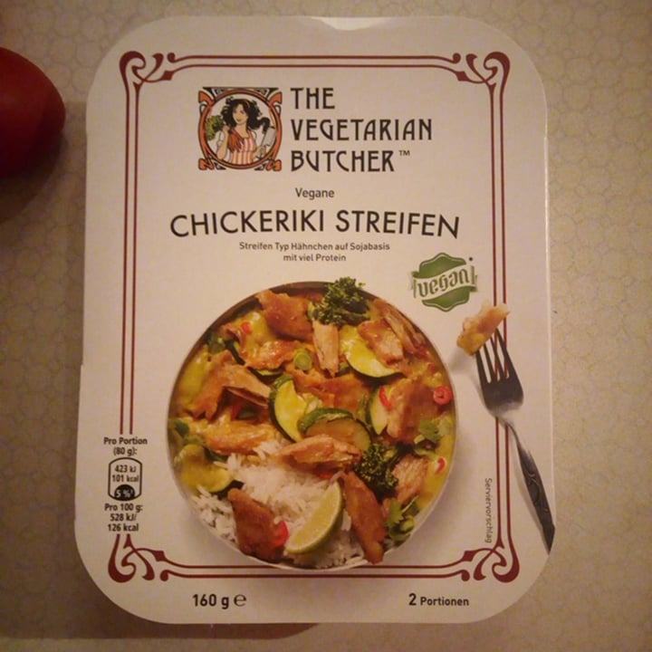 photo of The Vegetarian Butcher Chickeriki Streifen shared by @gwenda on  19 Apr 2021 - review