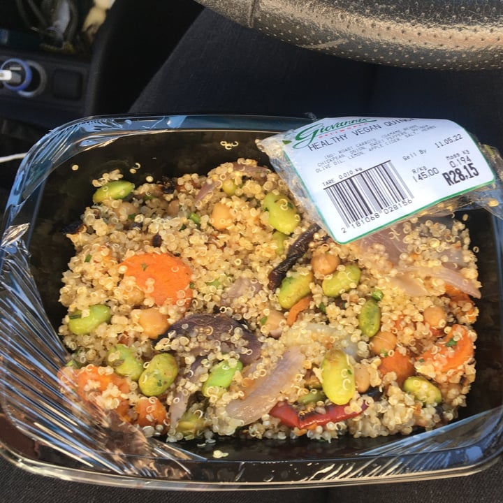photo of Giovannis Healthy vegan Quinoa shared by @leighclare29 on  07 May 2022 - review