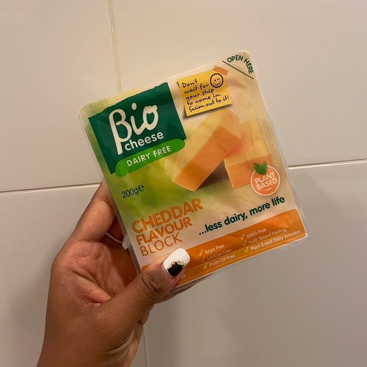 review photo of Bio Cheese Cheddar Flavour Block shared by @alyrauff on 22 Feb 2022 - review
