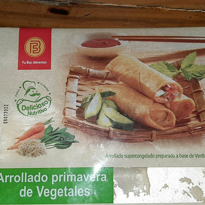 photo of Fu bao alimentos Arollado primavera de vegetales shared by @soynayme on  24 Oct 2021 - review