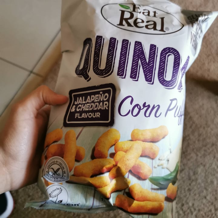 photo of Eat Real Jalapeno & Cheddar Quinoa Puffs shared by @marnik224 on  07 Jan 2021 - review