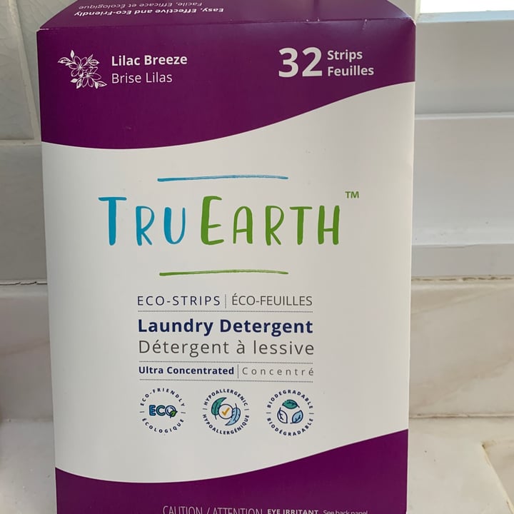 photo of Tru earth Lilac breeze laundry eco strips shared by @elizandloaf on  29 May 2022 - review