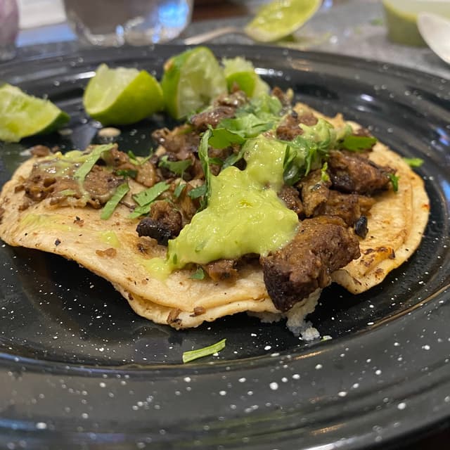 Photo of the dish “Taco de arrachera vegano”