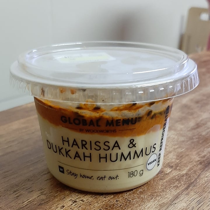 photo of Woolworths Food Harrisa and Dukkah Hummus shared by @mikejuliette on  06 Oct 2020 - review