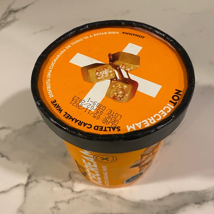 photo of NotCo Not Icecream Salted Caramel Wave shared by @natyfelix on  09 May 2022 - review