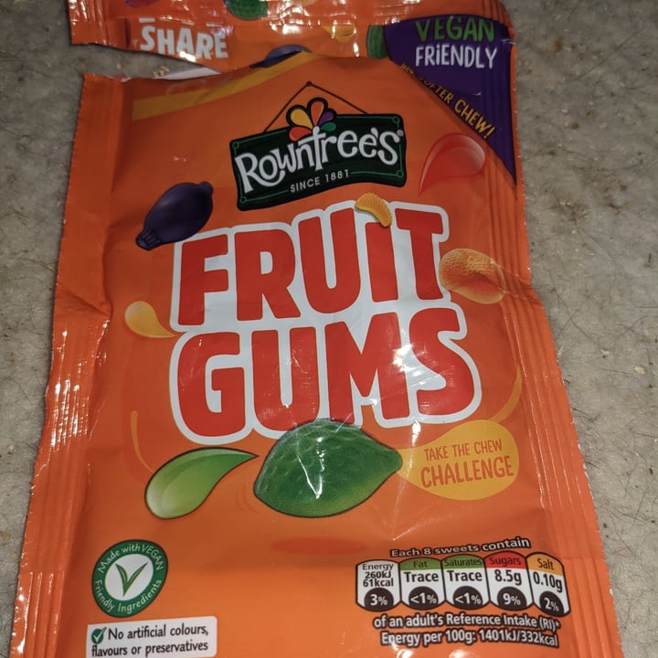 photo of Rowntree's Fruit gums shared by @veganwitch50 on  15 Mar 2022 - review