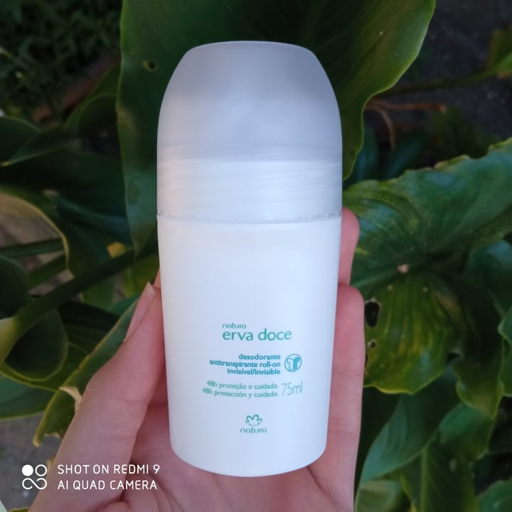 photo of Natura Desodorante Antitranspirante Roll-on Invisible Erva Doce shared by @renataissidora on  28 Oct 2021 - review