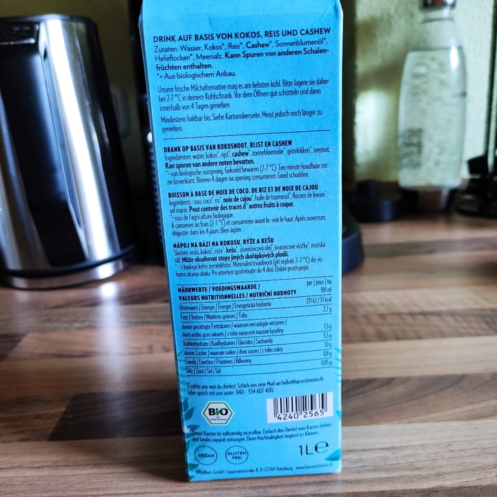 review photo of Harvest Moon Milk Alternative shared by @veganzelle on 18 Feb 2022 - review