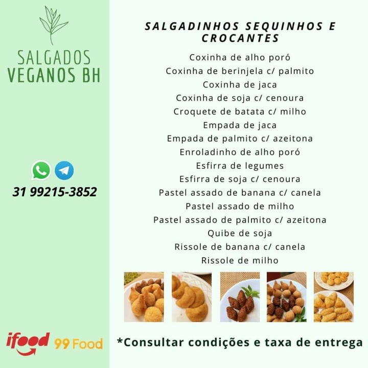 review photo of Salgados Veganos BH salgados de jaca e outros shared by @adrianacaetano on 04 May 2022 - review