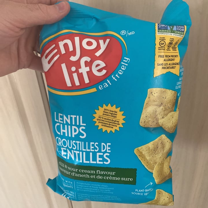 photo of Enjoy Life Lentil Chips Dill & Sour Cream shared by @b3craw on  13 Jun 2021 - review
