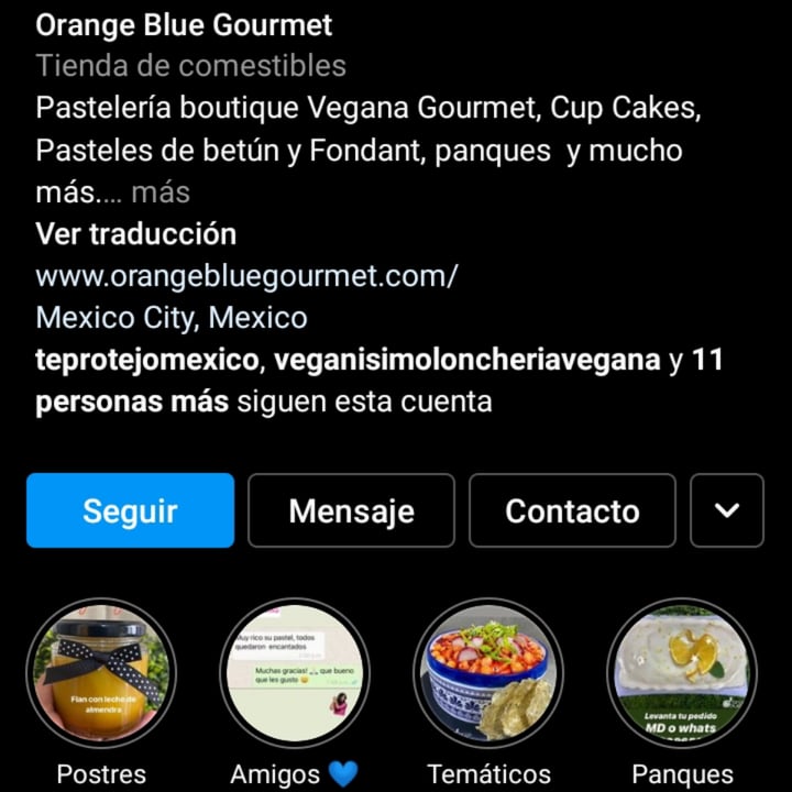 photo of Orange Blue Gourmet Pastel De Chocolate shared by @anafalcon on  18 Apr 2021 - review