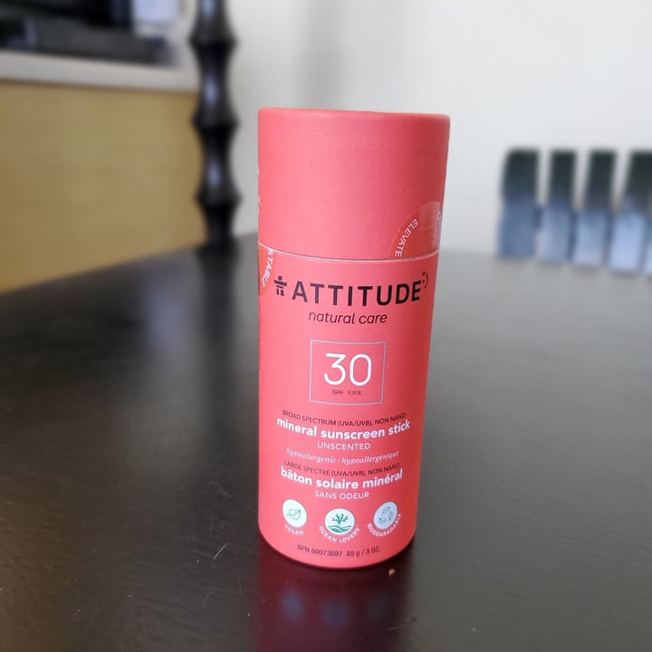 photo of ATTITUDE Mineral Sunscreen Stick shared by @ddelly on  14 Aug 2022 - review