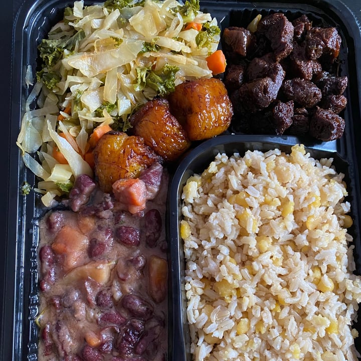 review photo of Vegan I Thali Make your own thali plate shared by @cristinatheactivist on 22 Apr 2021 - review