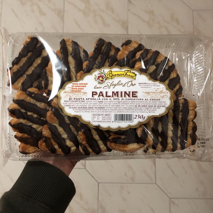 review photo of BiancoForno Palmine di pasta sfoglia al Cacao shared by @saraemme on 23 Apr 2022 - review