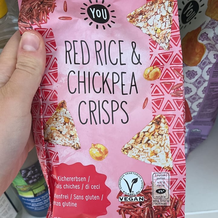 photo of Migros Red Rice and Chickpea Crisps shared by @alealbe on  07 May 2022 - review