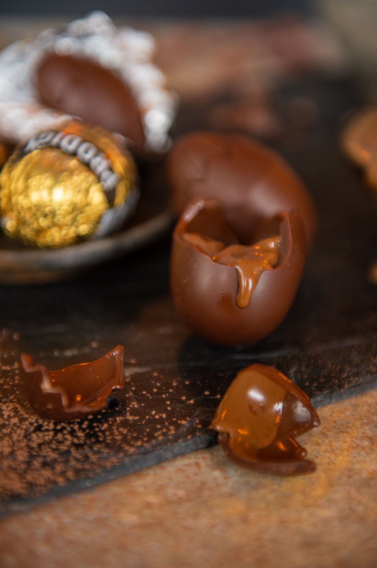 Salted Caramel Chocolate Egg from Prodigy snacks - Vegan Product ...